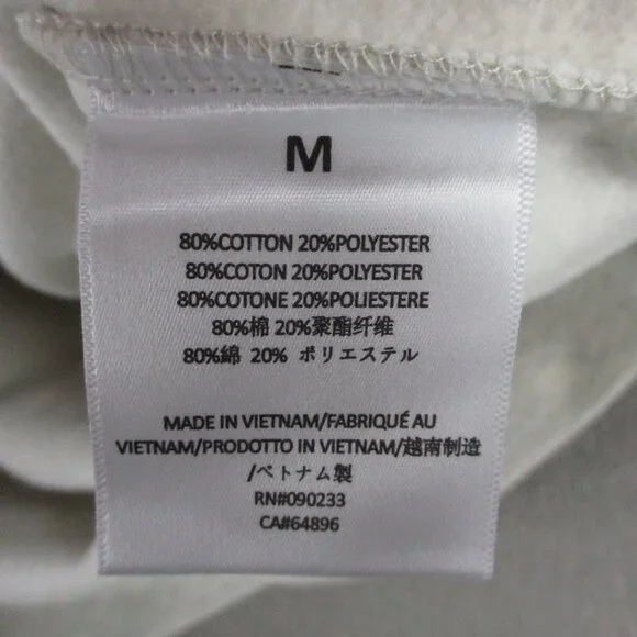 Fear of God Essentials Hoodie Mens Medium Light Oatmeal Heather Sweatshirt NEW - Picture 8 of 12